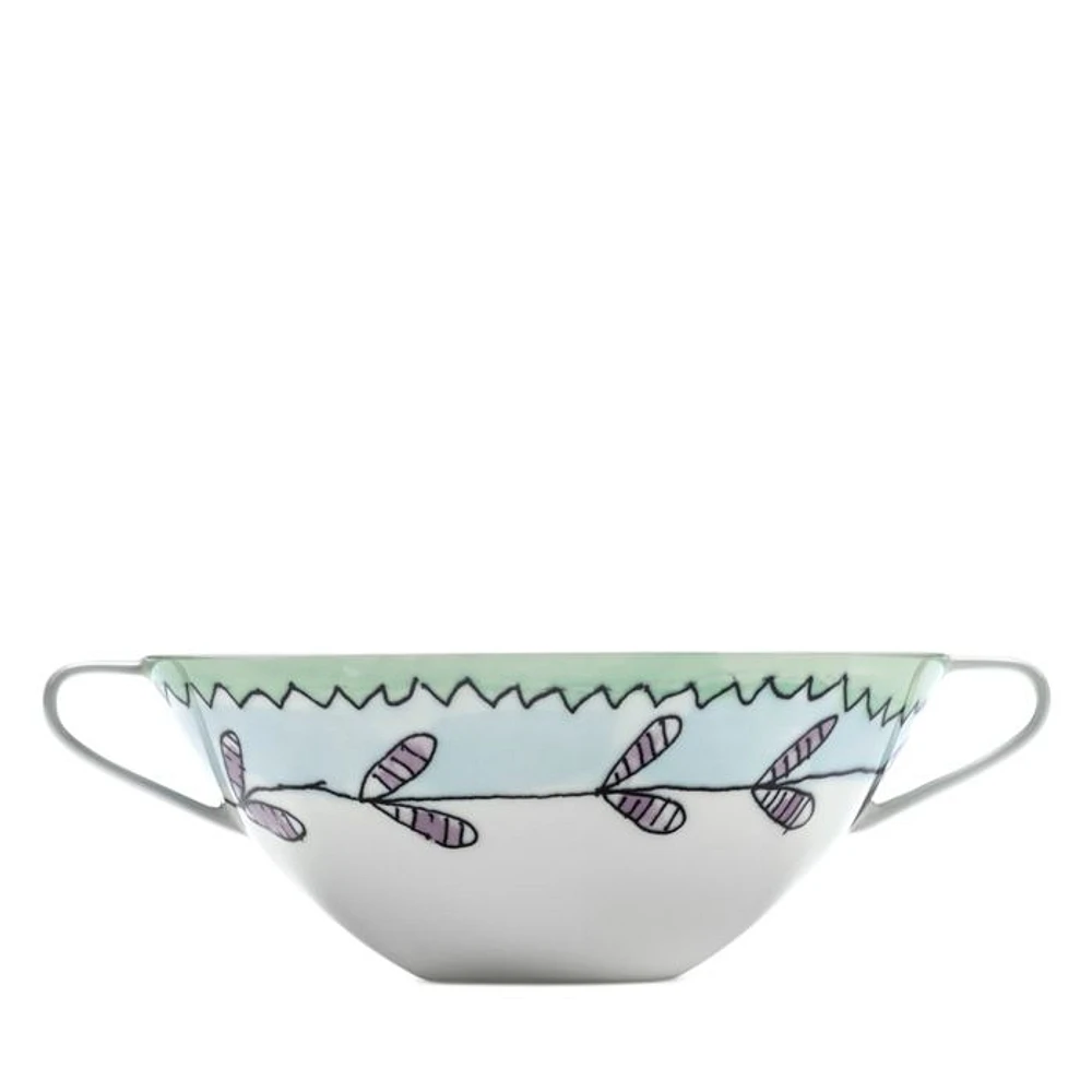 Marni Blossom Milk Soup Bowl with Handles