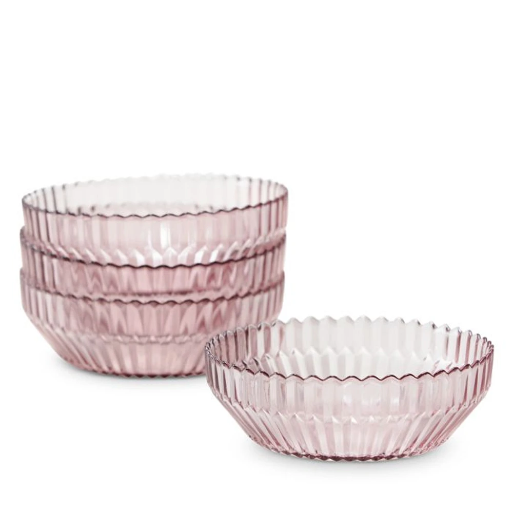 Archie Pink Cereal Bowl, Set of 4