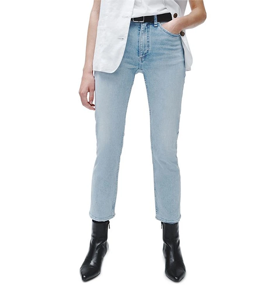 Wren High Rise Ankle Slim Jeans Emma