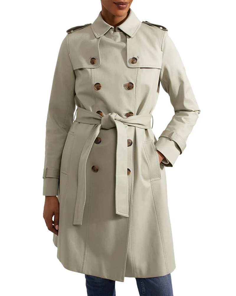 Saskia Double Breasted Trench Coat