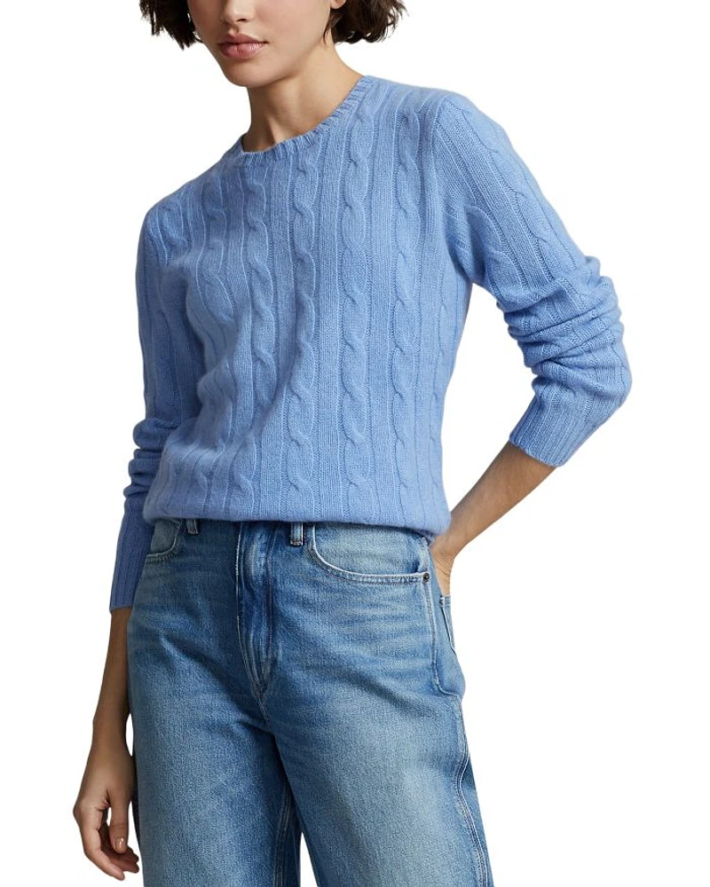 Cable Knit Cashmere Sweater