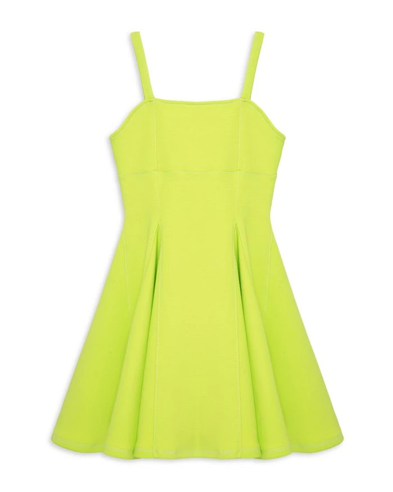 Girls' Scuba Knit Fit & Flare Dress - Big Kid