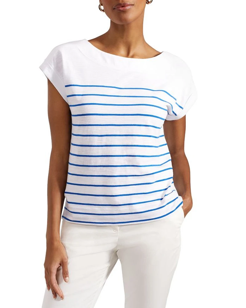 Alycia Striped Tee