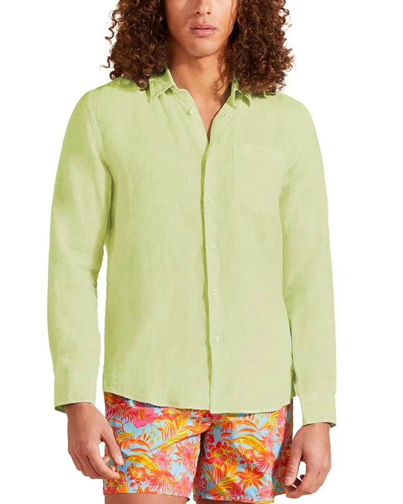 Caroubis Linen Regular Fit Shirt