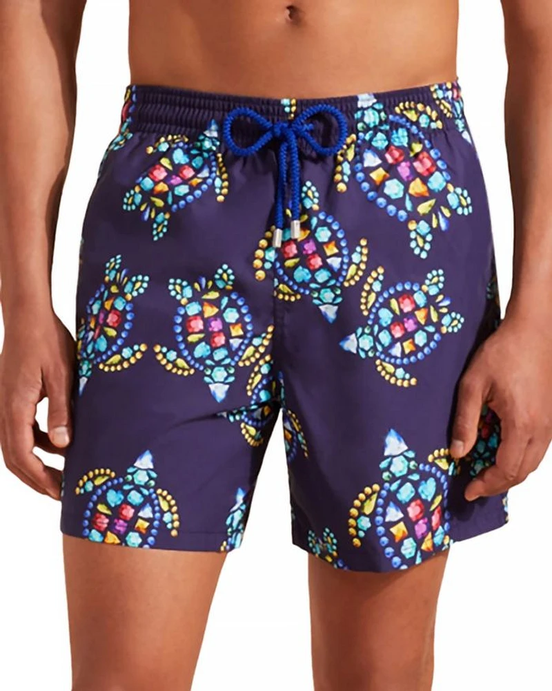 Moorea Vendome Turtles Print 6" Swim Trunks