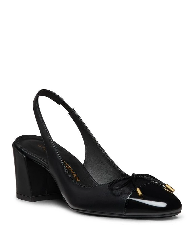 Women's Sleek Bow 50 Slingback Pumps