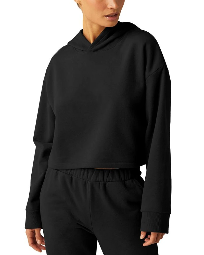 Happiness Cropped Hoodie