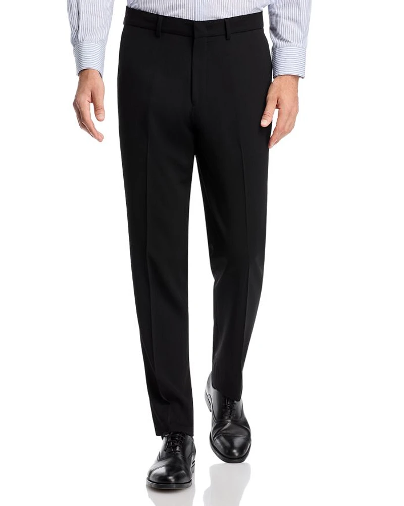 Stretch Wool Slim Fit Suit Pants