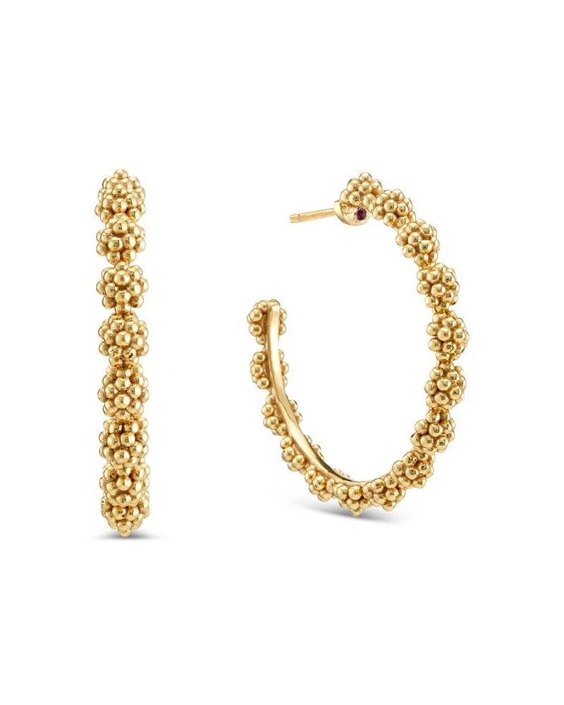Berry Icon Medium Hoop Earrings