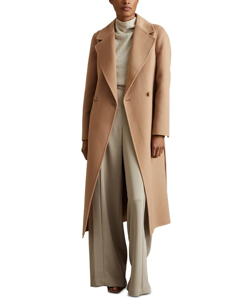 Lucia Wool Blend Double Breasted Blindseam Coat