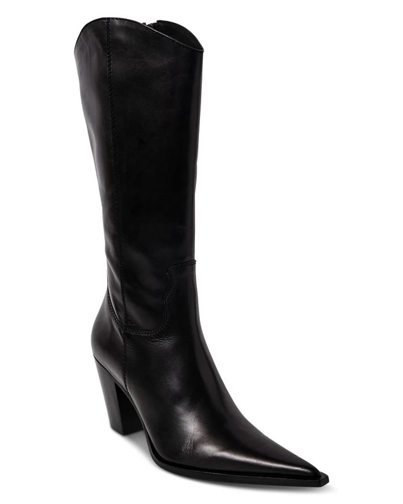Women's Copenhagen Pointed Toe Block Heel Boots