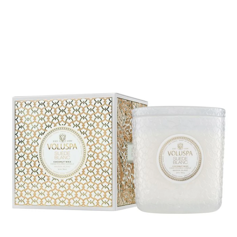 Suede Blanc Boxed Luxe Candle 30 oz.