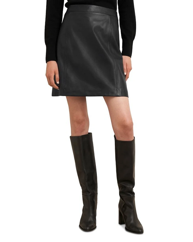 Annabelle Leather Skirt