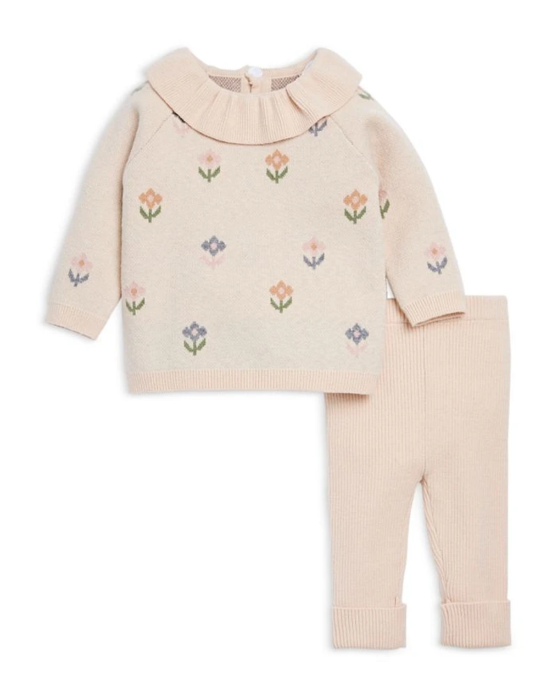 Girls' Intarsia Knit Top & Leggings Set - Baby