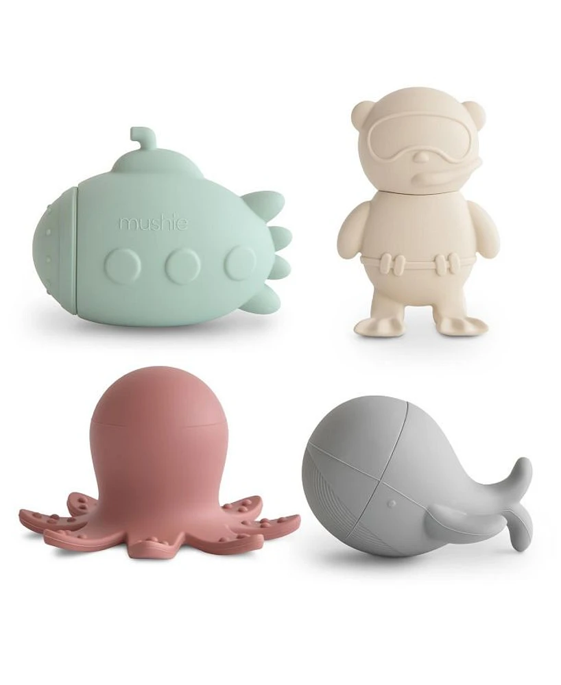 Sealife Mold Free Bath Play Set - 4 Pack