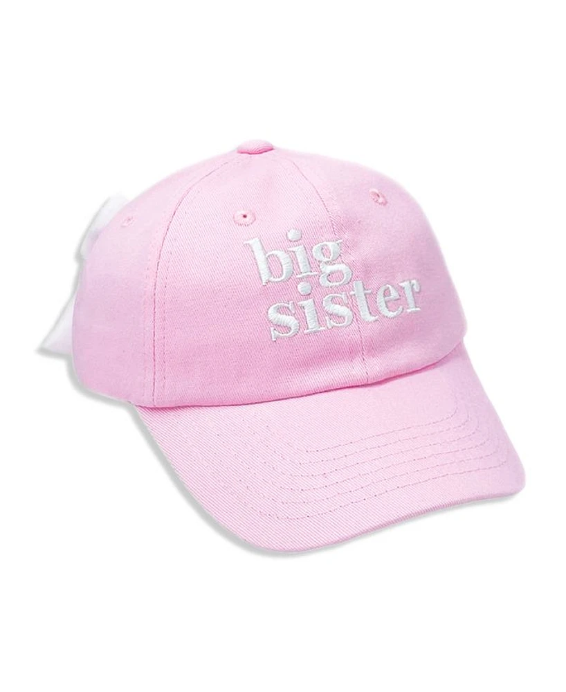 Girls' Big Sister Bow Baseball Hat - Baby, Little Kid