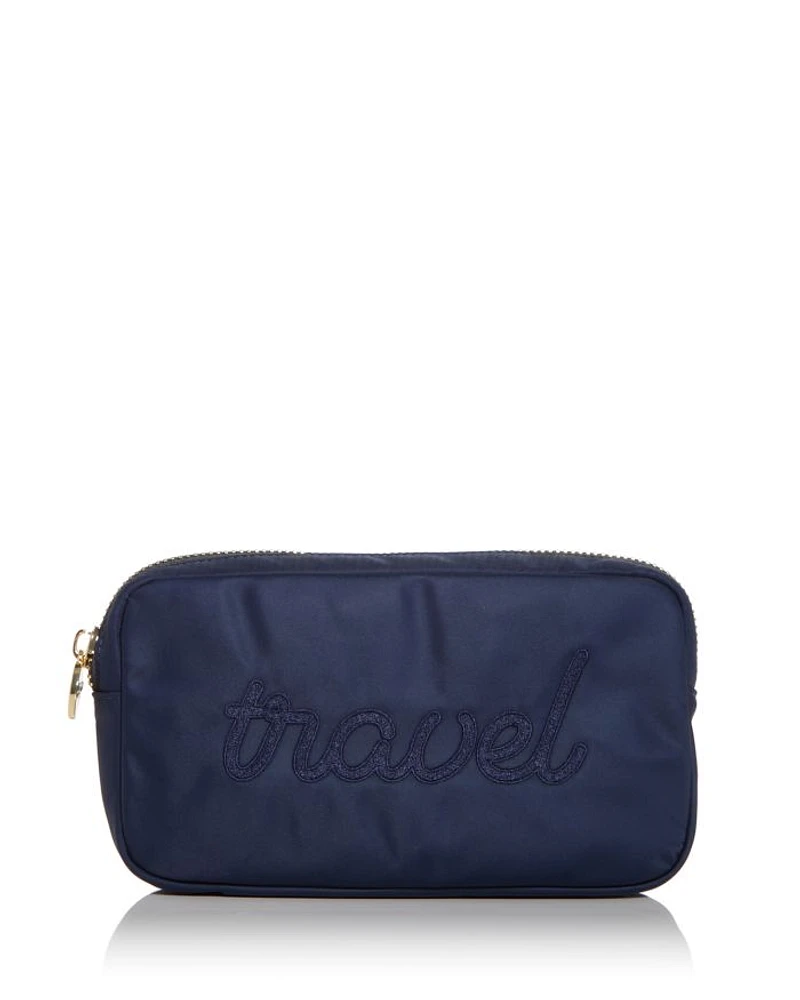 Travel Embroidered Small Pouch