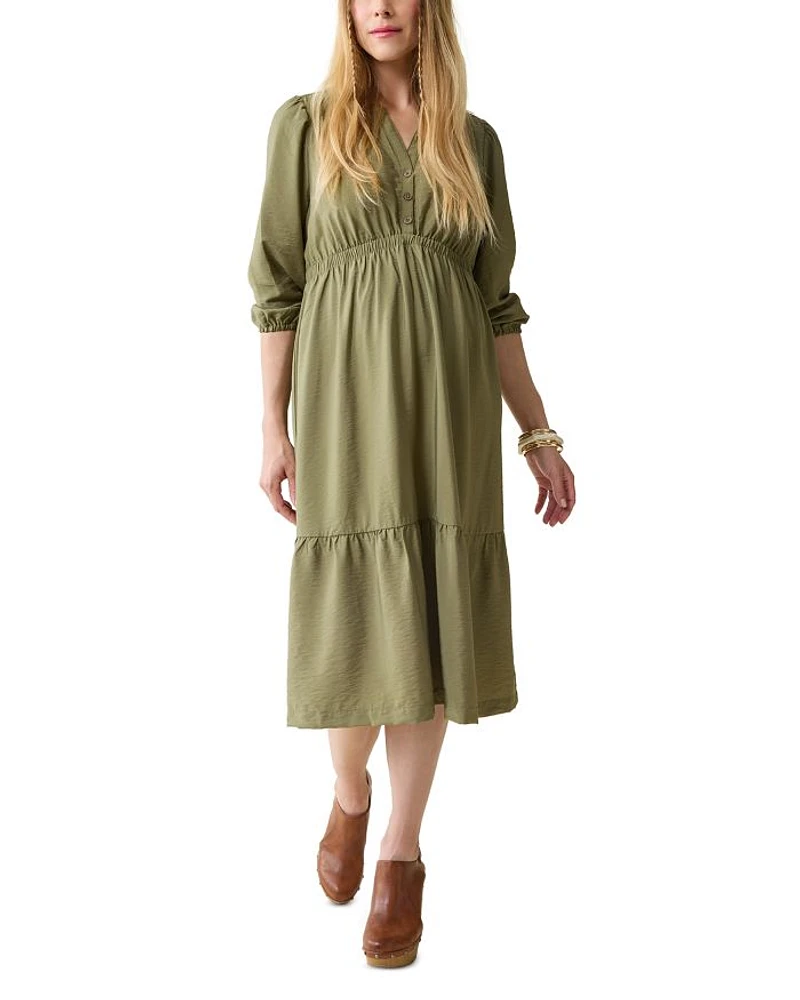 Empire Waist Maternity Dress