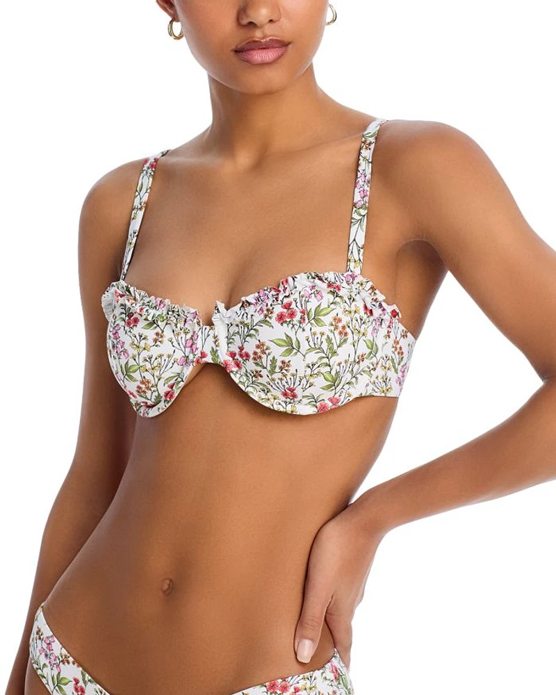 Ruffled Underwire Bikini Top - Exclusive