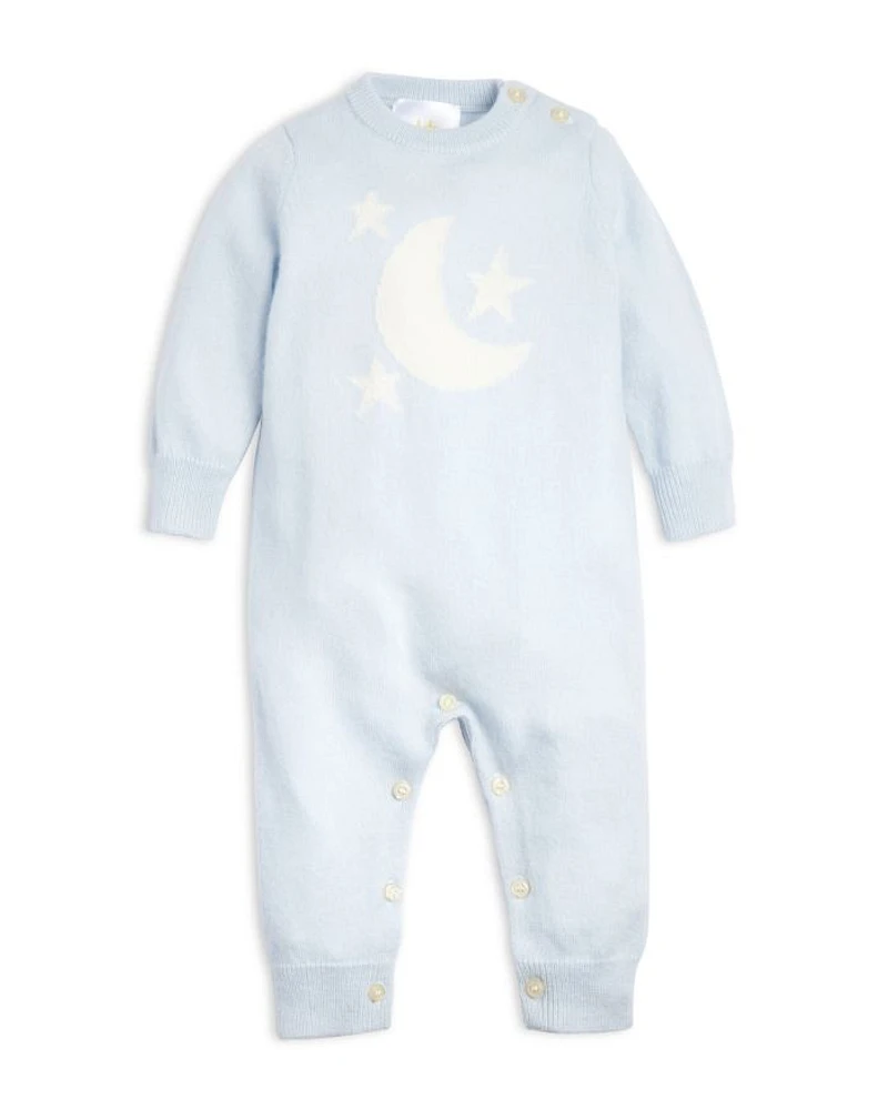 Unisex Cashmere Moon and Stars Coverall, Baby - Exclusive
