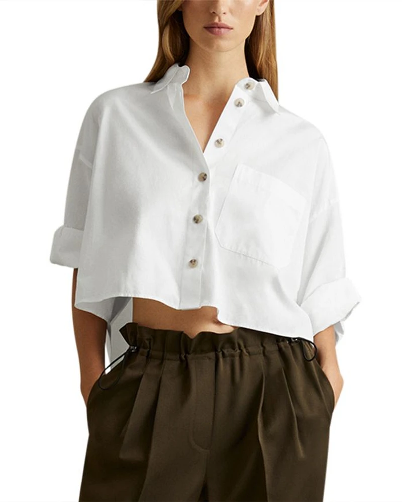 Solene Cropped Shirt