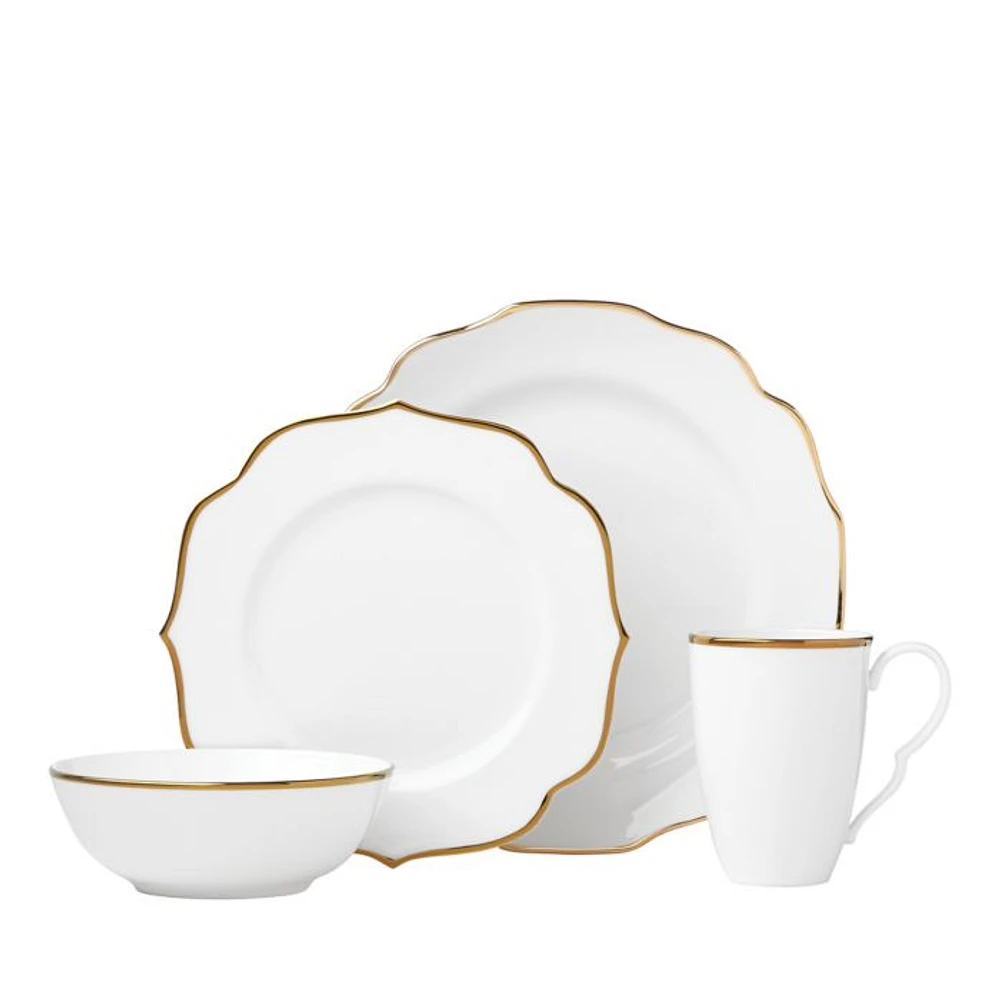 Contempo Luxe 4 Piece Dinnerware Set
