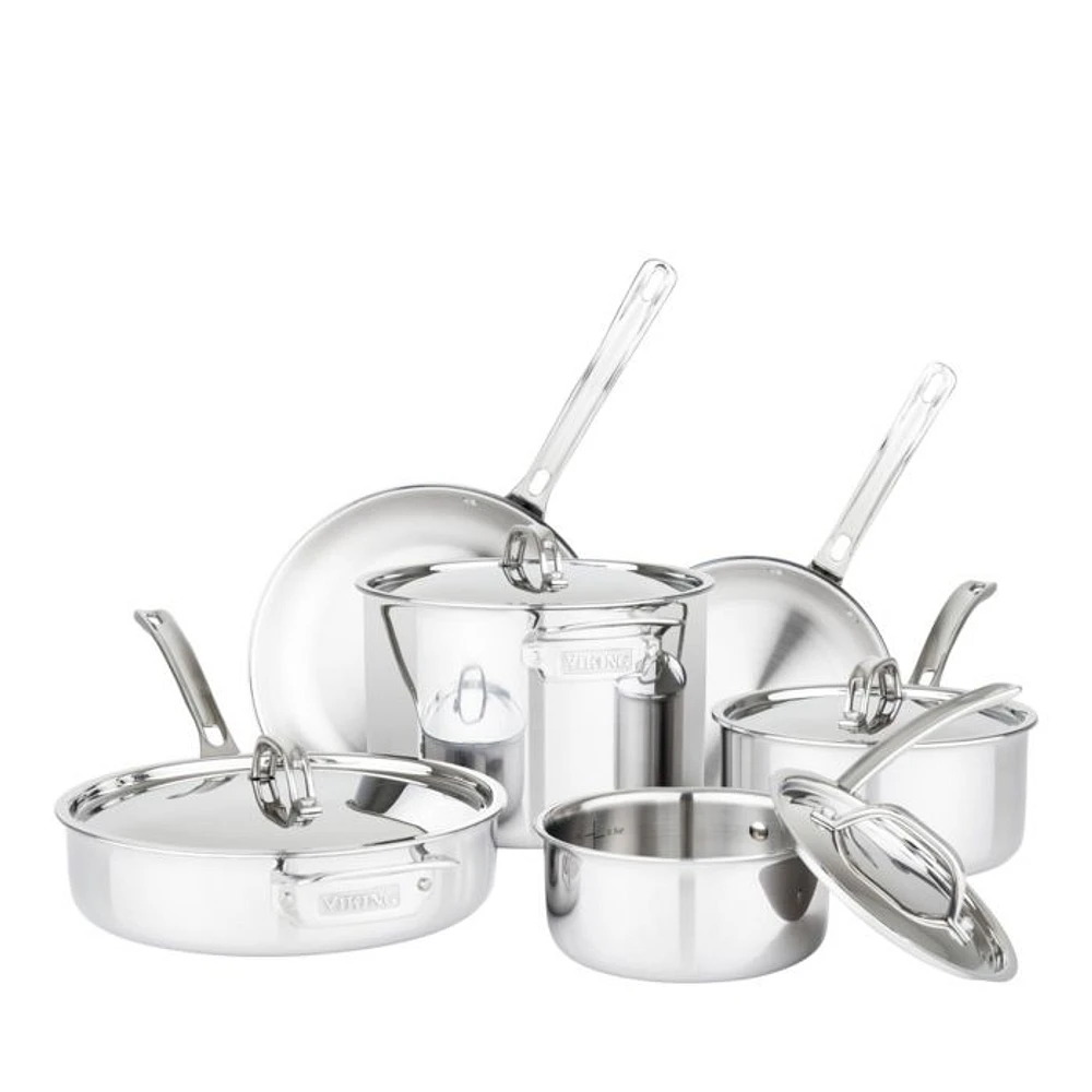 3 Ply Stainless Steel 10 Piece Cookware Set