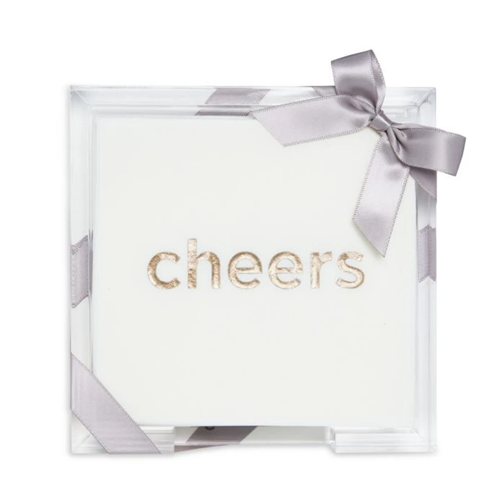Cheers Cocktail Napkins, Set of 24