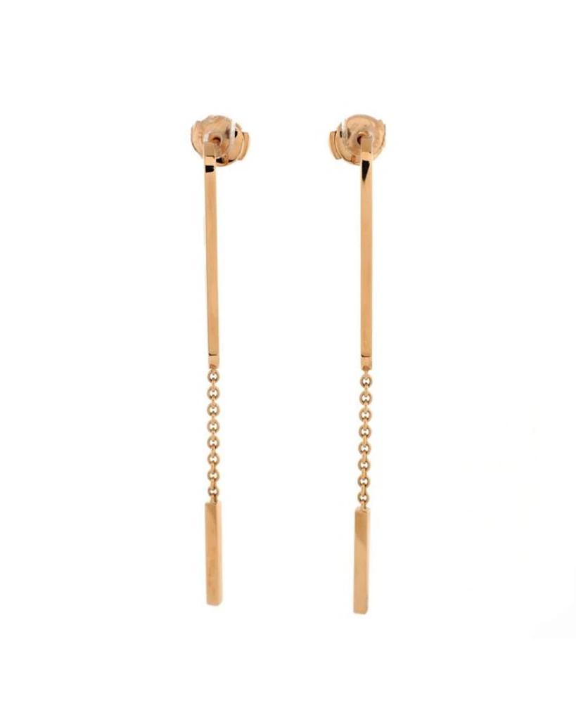 Medium Ever Chaine d'Ancre Dangling Earrings 18K Rose Gold
