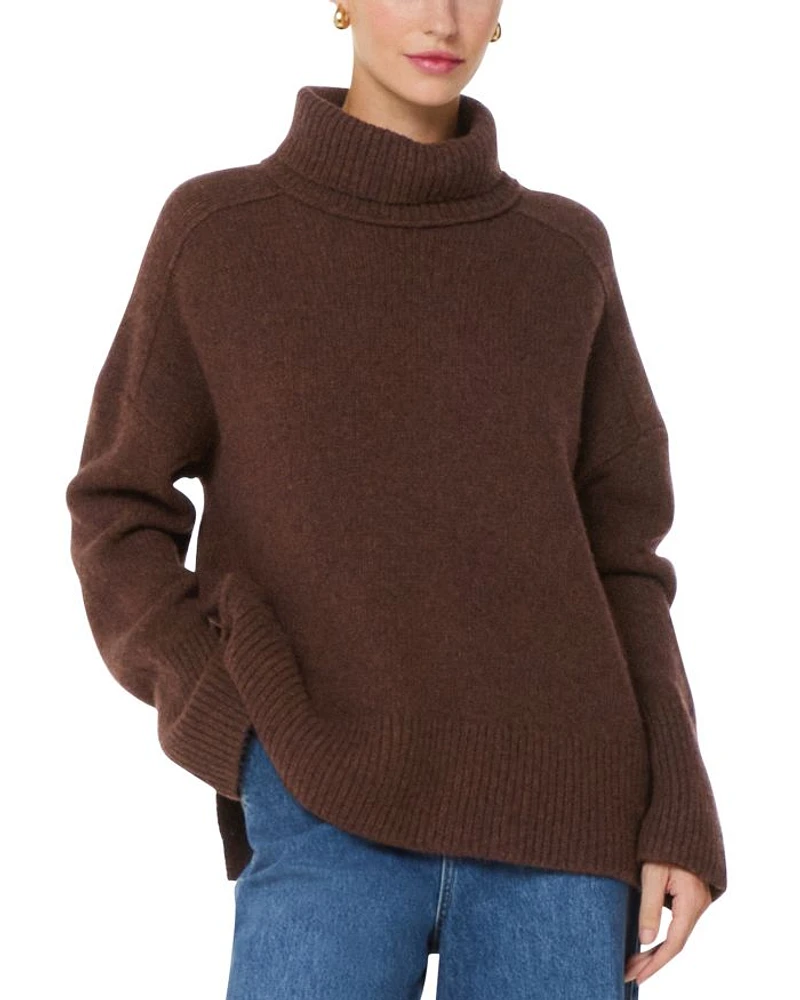 Wool Roll Neck Knit Sweater