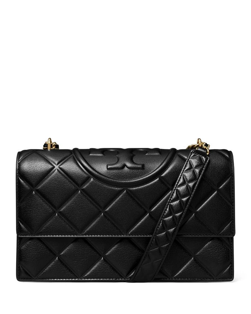 Fleming Convertible Leather Shoulder Bag
