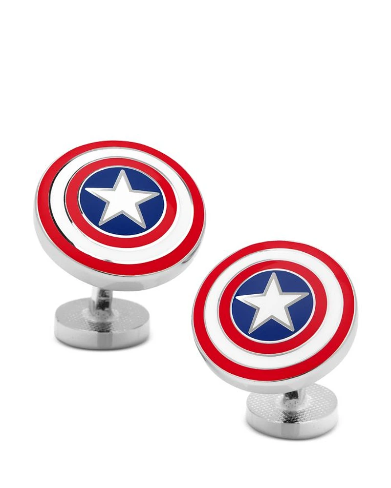 Captain America Shield Cufflinks