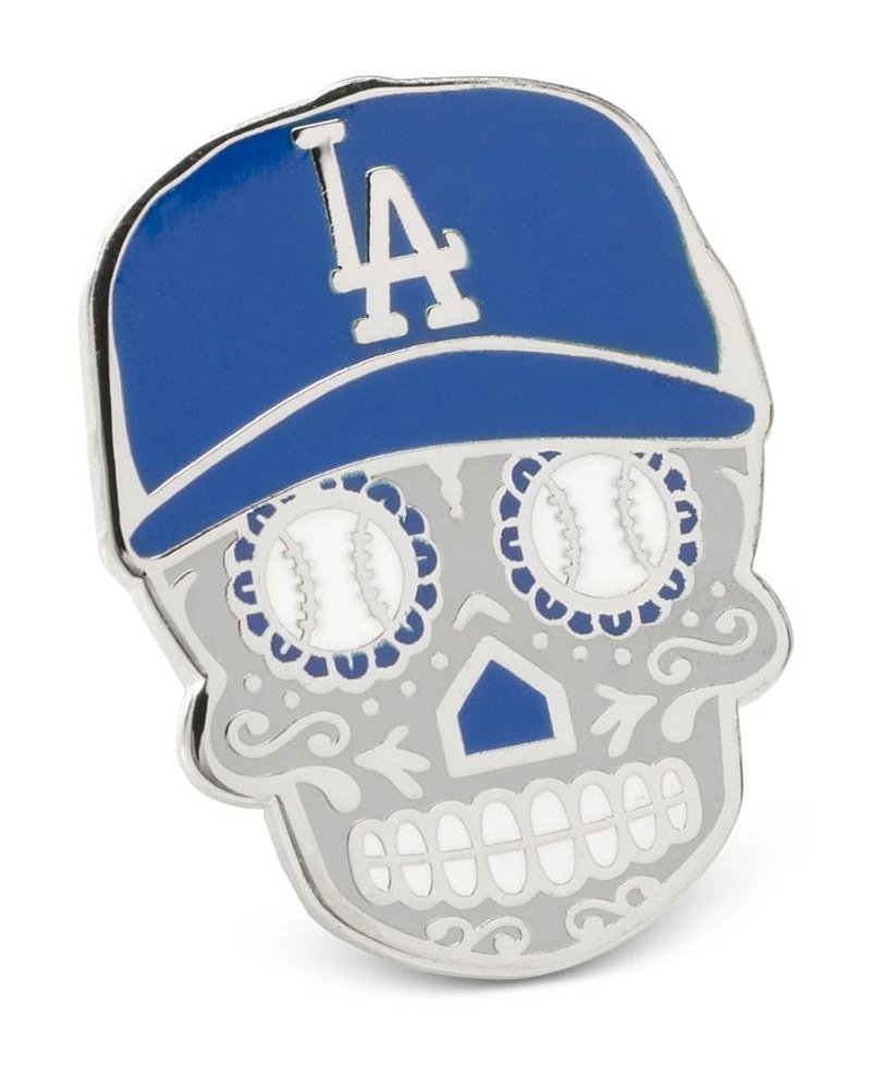 LA Dodgers Sugar Skull Lapel Pin