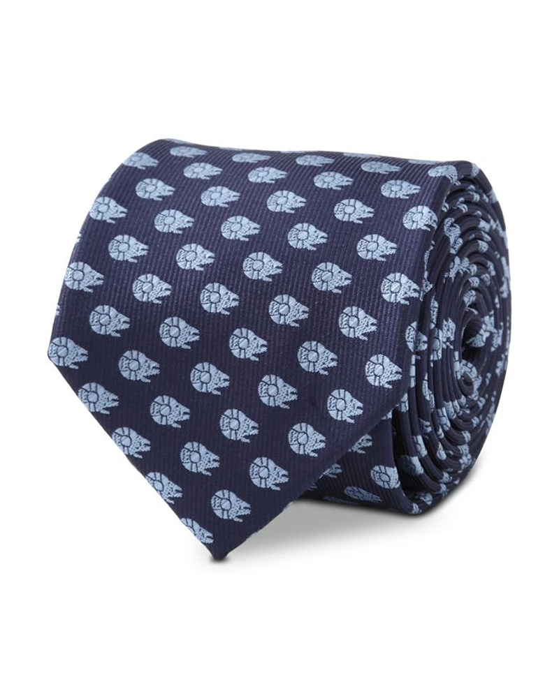 Star Wars Millennium Falcon Blue Tonal Tie