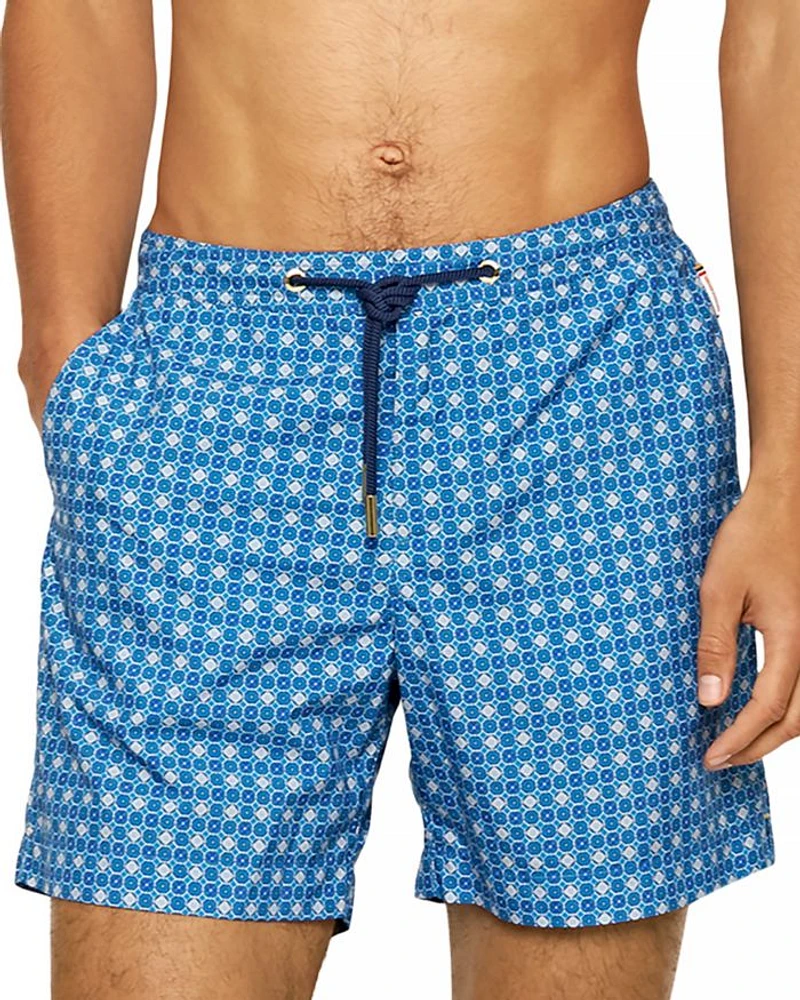 Bulldog Dahlia Drawstring 6" Swim Trunks
