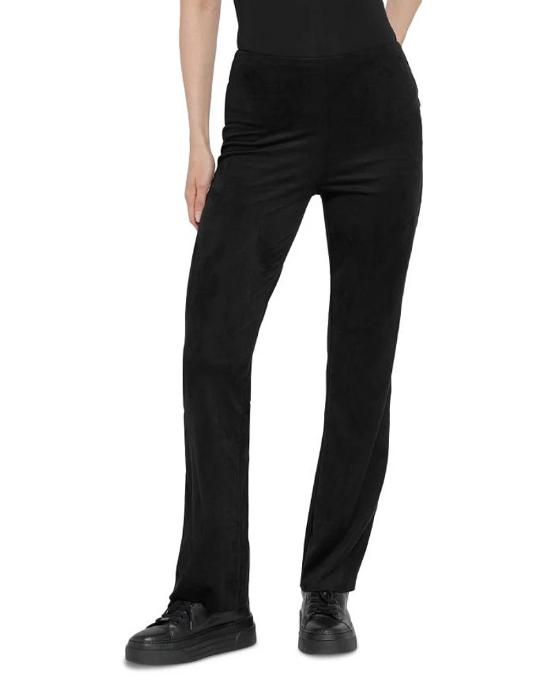 Jesse Faux Suede Baby Bootcut Pants