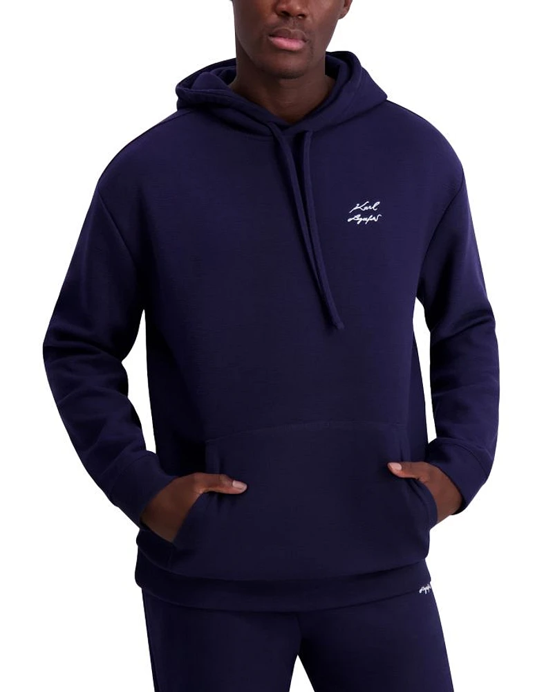 Slim Fit Logo Hoodie