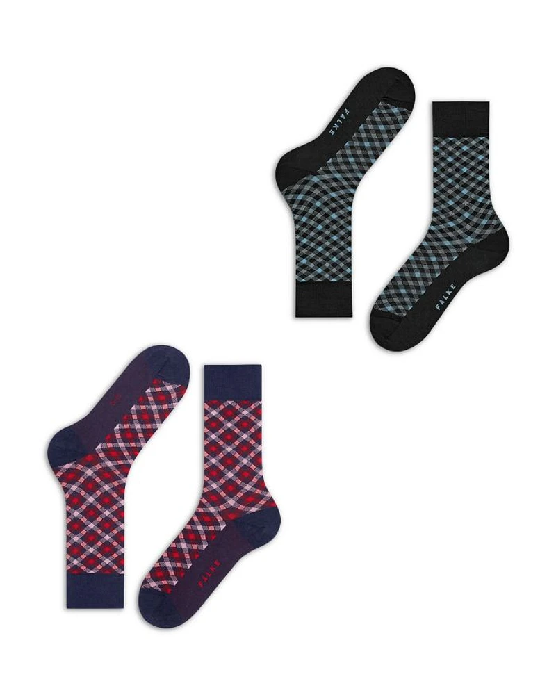 Smart Check Socks, Pack of 2