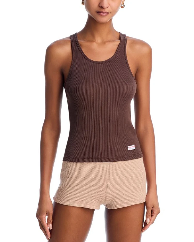 Ribbed Racerback Tank Top