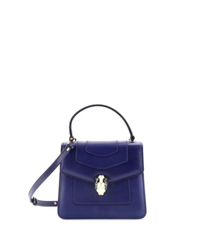 Serpenti Forever Top Handle Bag Leather