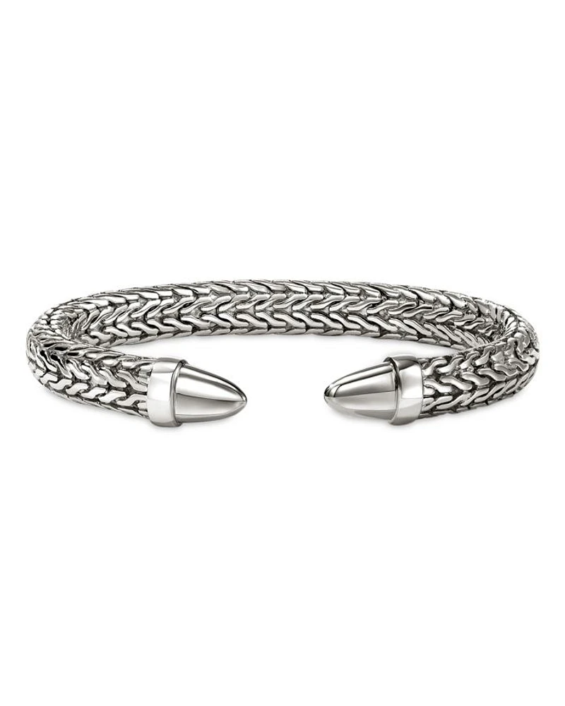 Sterling Silver Spear Polished Cuff Bracelet