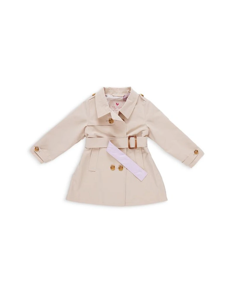 Girls' Trudy Water Resistant Trench Coat - Little Kid, Big Kid