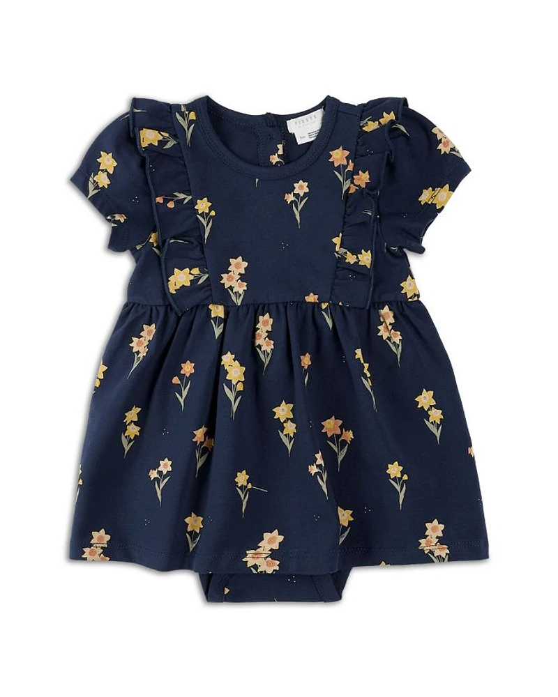 Girls' Daffodils Bodysuit Dress - Baby
