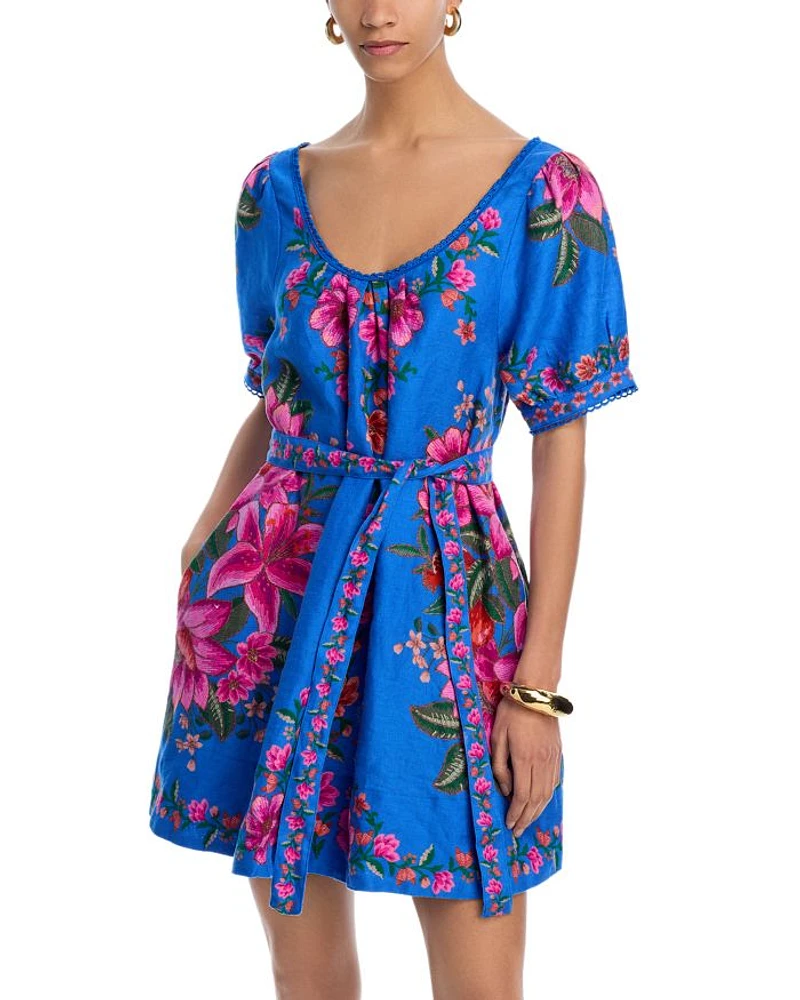 Summer Fruit Scarf Dress