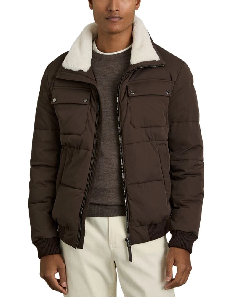 Misty Faux Fur Collar Puffer Jacket