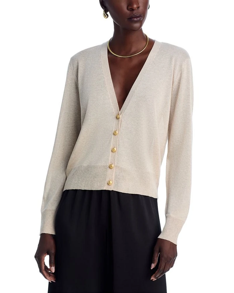 Roma V Neck Cardigan Sweater