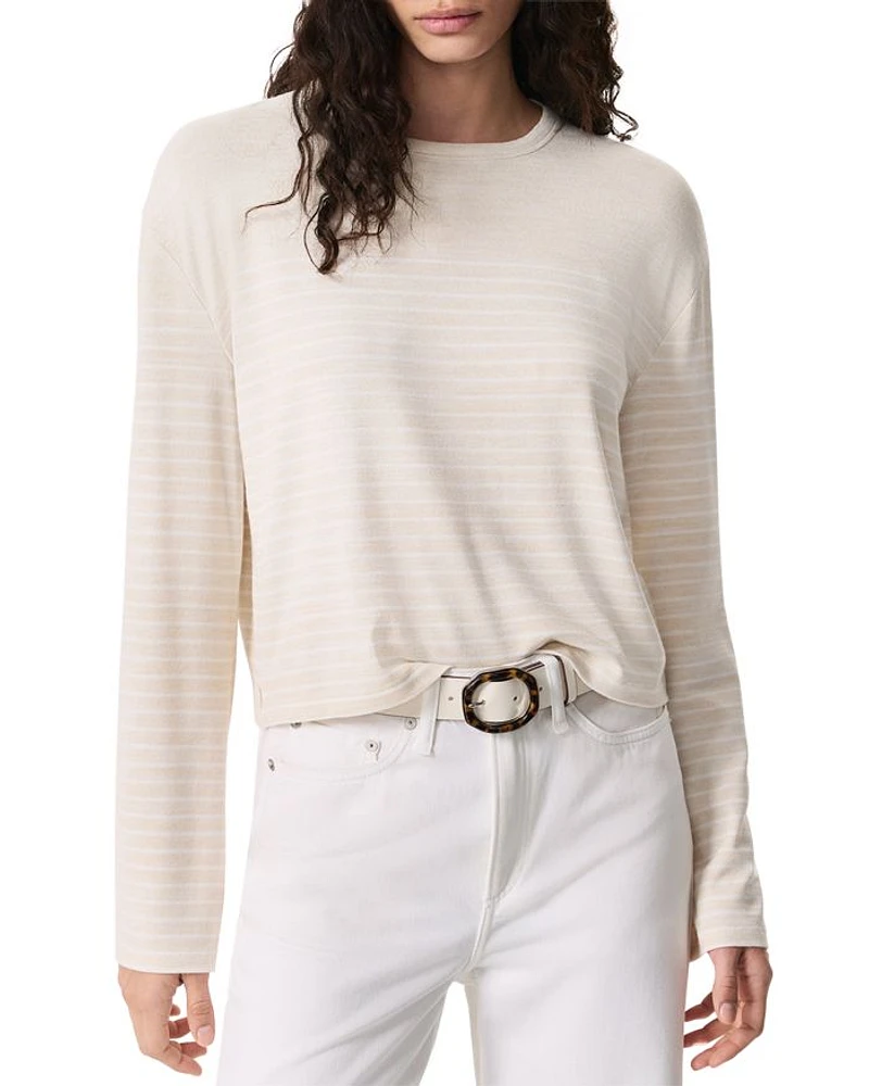 The Knit Stripe Boxy Tee