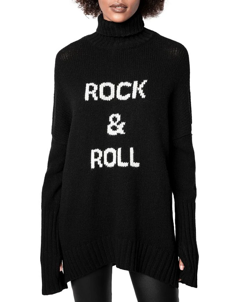 Alma Merino Wool Turtleneck Sweater