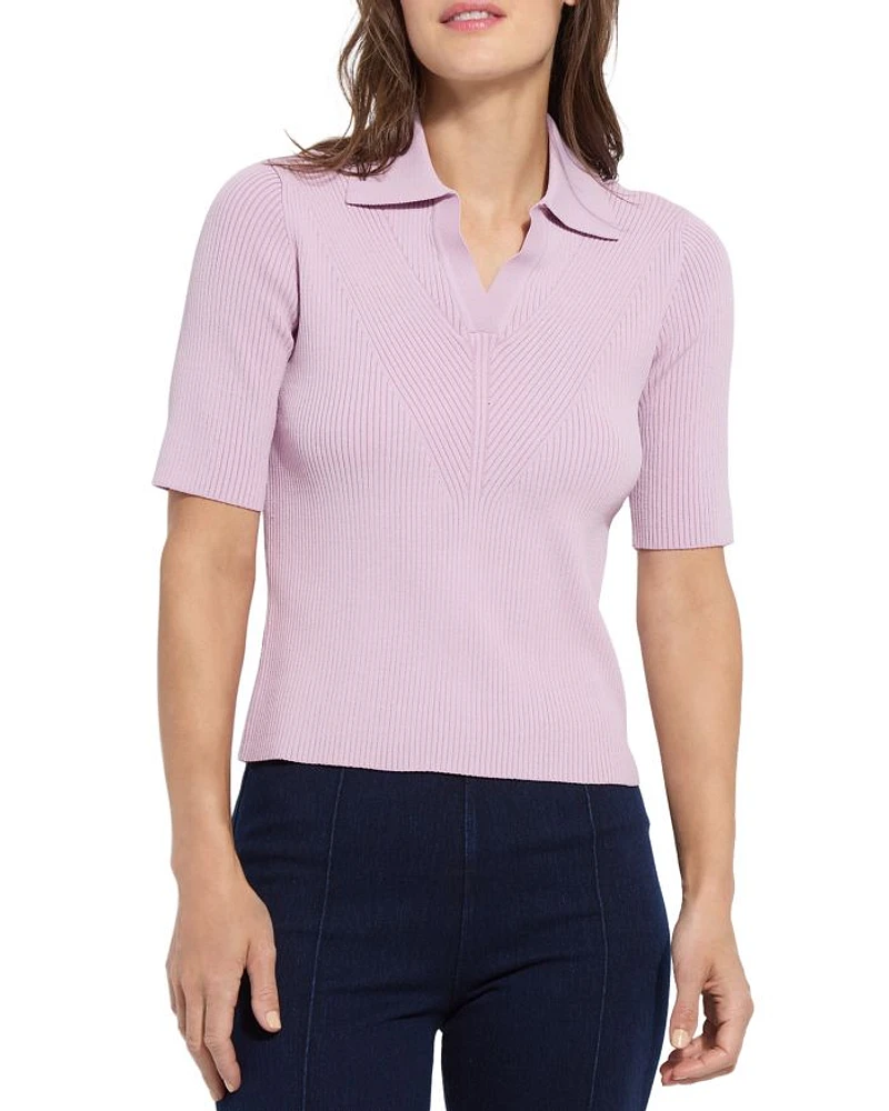 Kenzie Rib Knit Polo