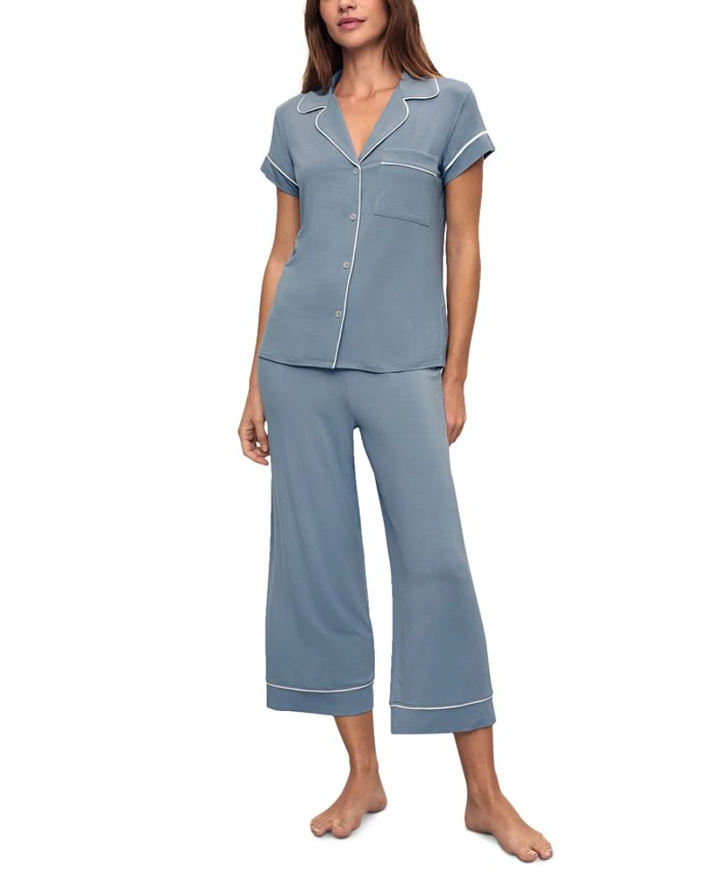 Gisele Short Sleeve Crop Pajama Set